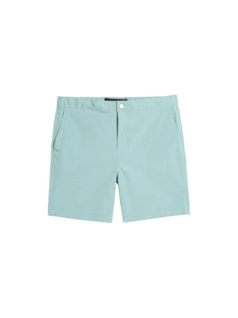 TREASURE & Bond Drawstring elastic waist shorts men's Slim fit Teal